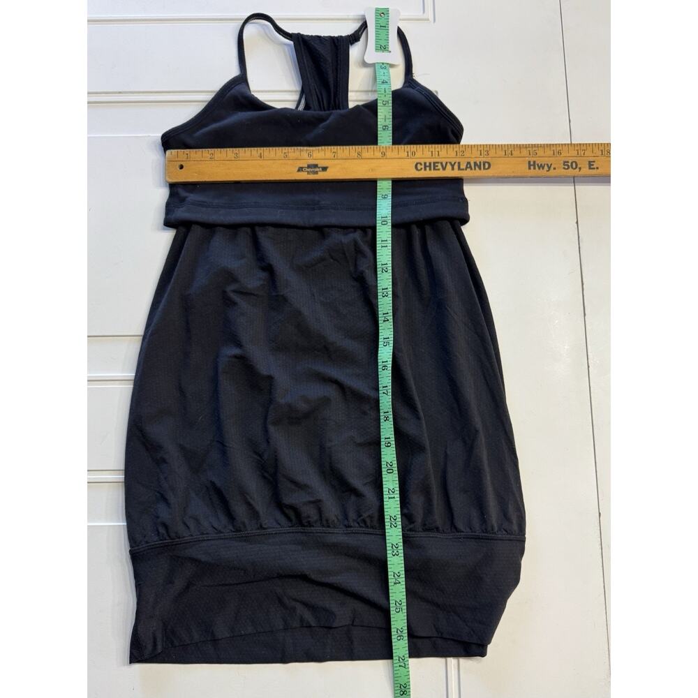 Lululemon No Limits Tank Sports Bra Attached Size 6 Black Sportswear - Picture 3 of 3